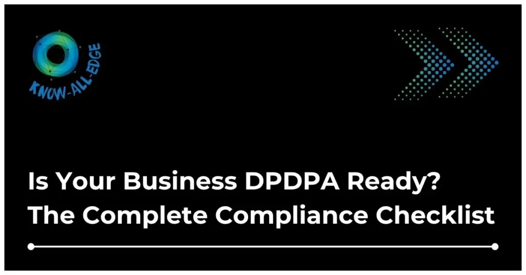 DPDPA Checklist