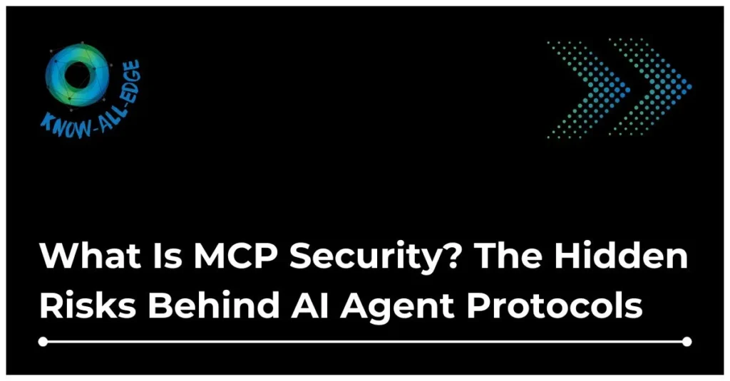 MCP security and AI